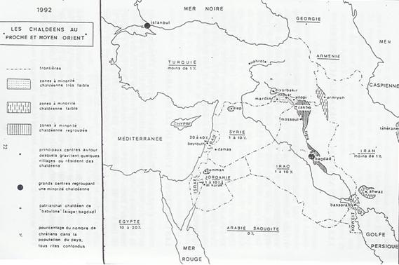Les chaldéens au Proche et Moyen-Orient